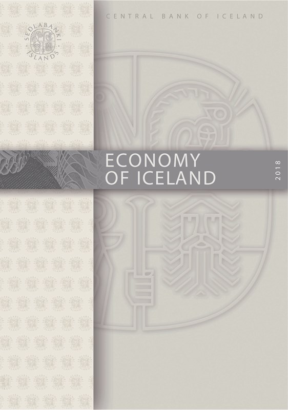 Forsíða ritsins ,,Economy of Iceland 2018''